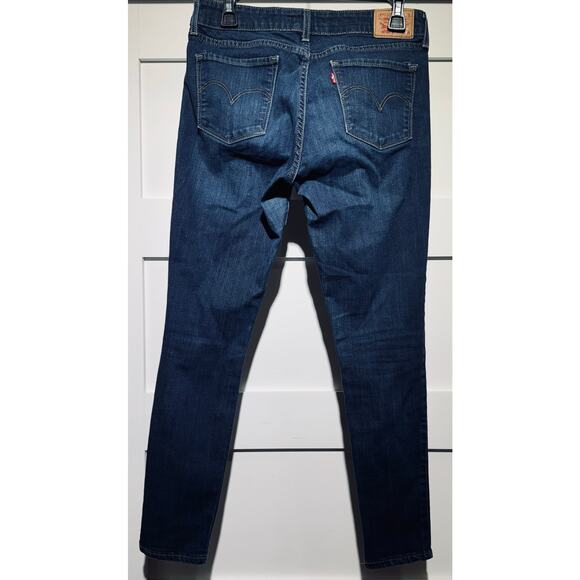 Levi’s 711 Women's Skinny Dark Straight Leg Jeans Size 29x28 - Picture 6 of 9